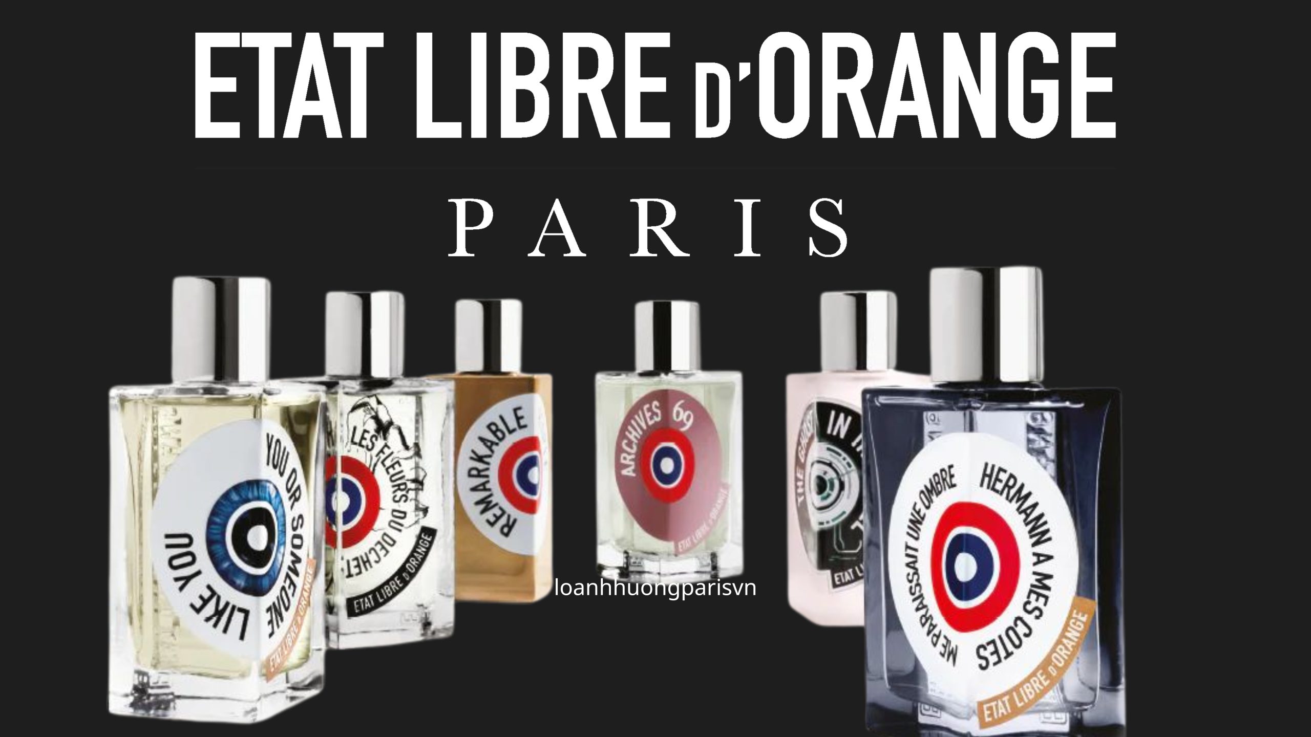 các chai nước hoa nhà Etat Libre d'Orange