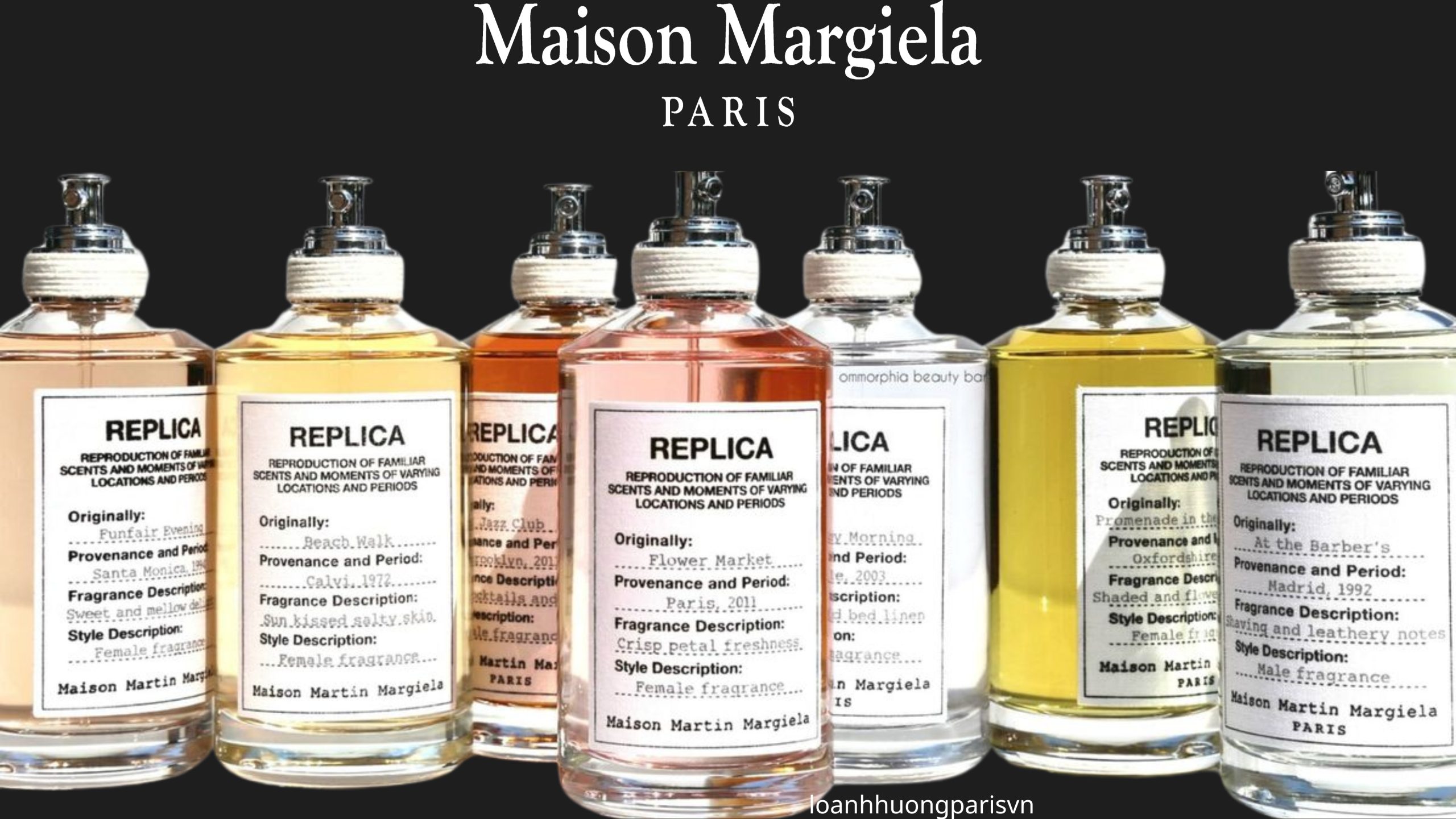 Các chia nước hoa nhà Maison Margiela