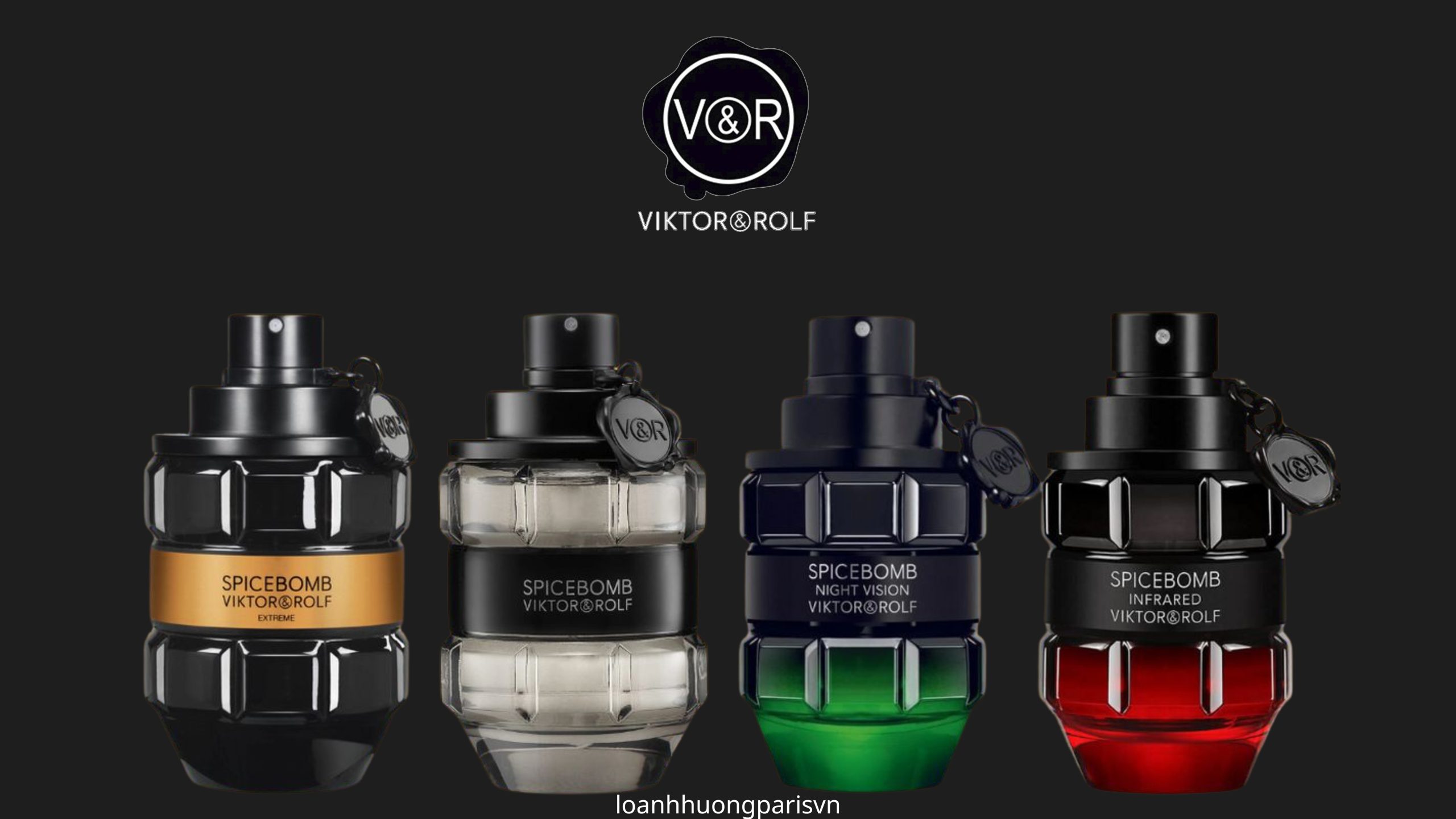 các chai nước hoa của nhà Viktor & Rolf