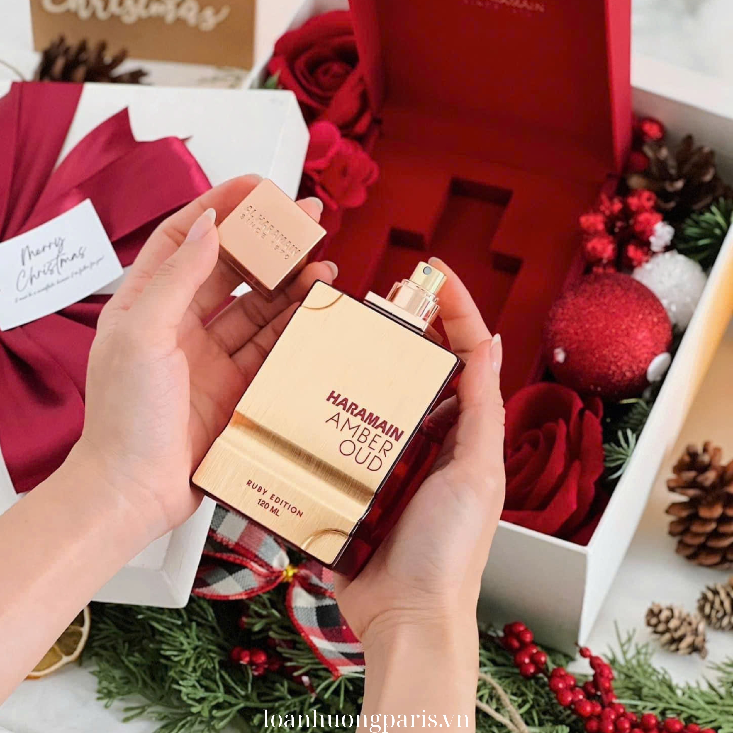 nước hoa Al Haramain Amber Oud Ruby Edition EDP