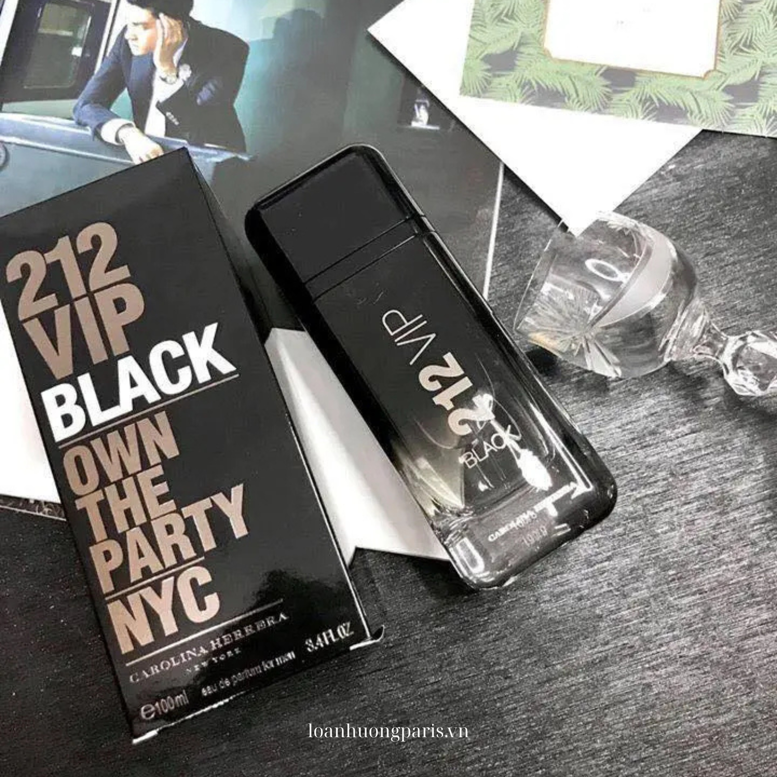 nước hoa 212 VIP Black Own The Party NYC